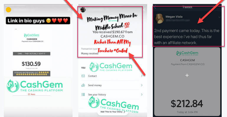 Middle Schooler Claiming He Making Money With CashGem App