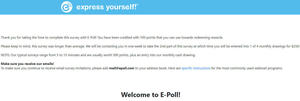 Welcome To EPoll Surveys