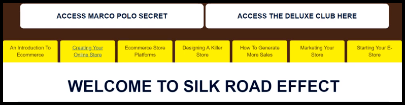 Welcome To Silk Road Effect