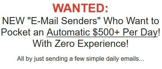 Your Wanted For My Traffic Business Email Senders Opportunity