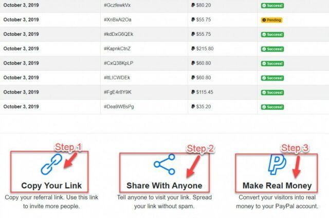 Fake MoneyFree.co Payouts This Will Not Work